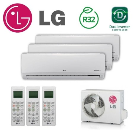 LG 2X1 PC12SQ + PC18SQ + MU4R25 CONFORT CONNECT WIFI