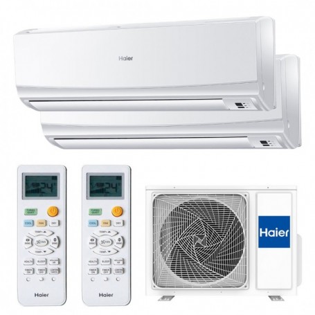 Haier 2U40S2SM1FA + GEOS+ 25 + GEOS+ 35 R32 - 2x1 aire acondicionado